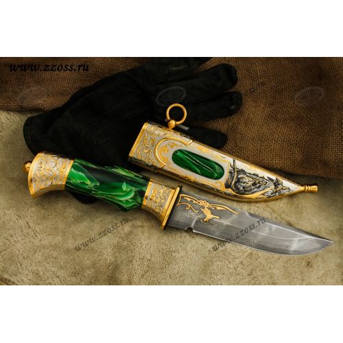 Нож украшенный «Осенняя охота» Н8